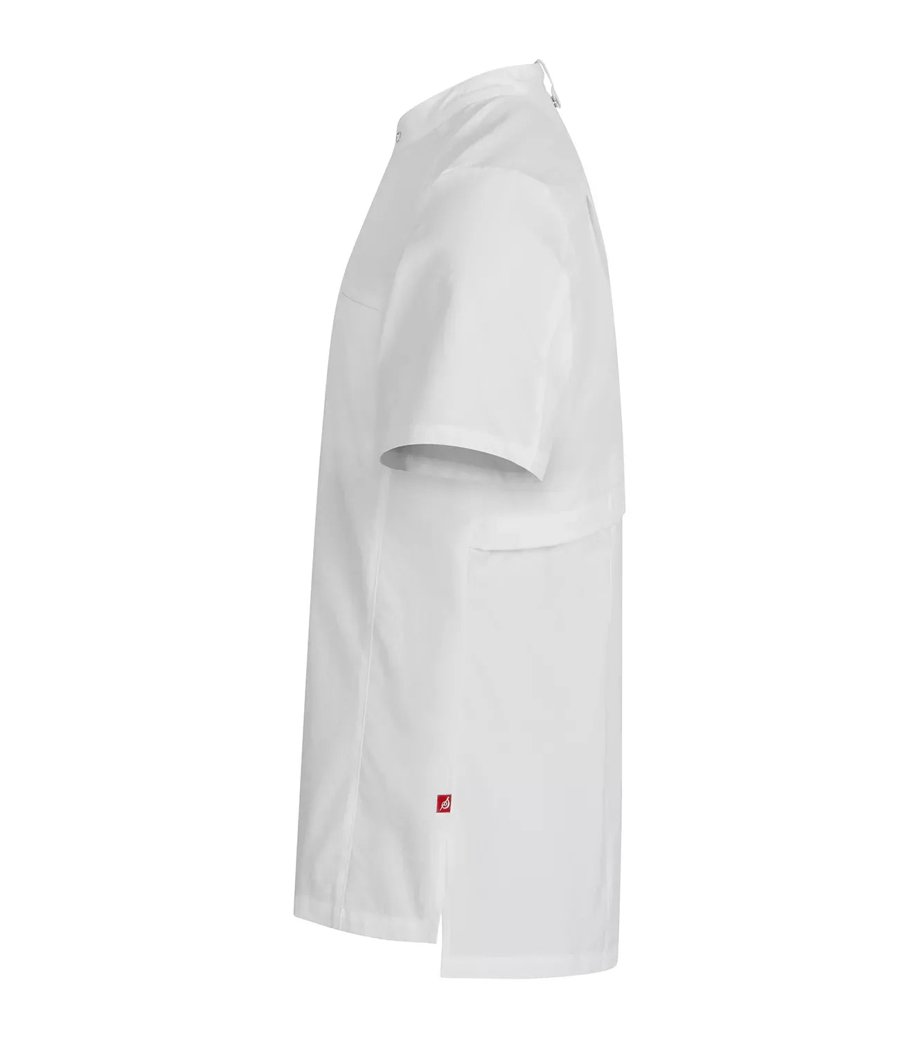 1006 Camisa de chef con acción elástica (unisex) - Blanca