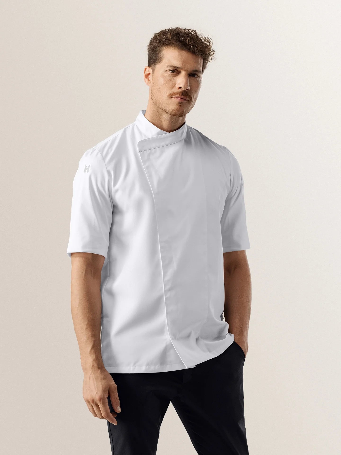 Light Gray Bastien White Le Nouveau Chef