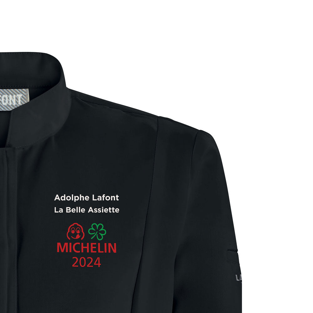 CRISTAL Chaqueta de chef de manga larga para mujeres