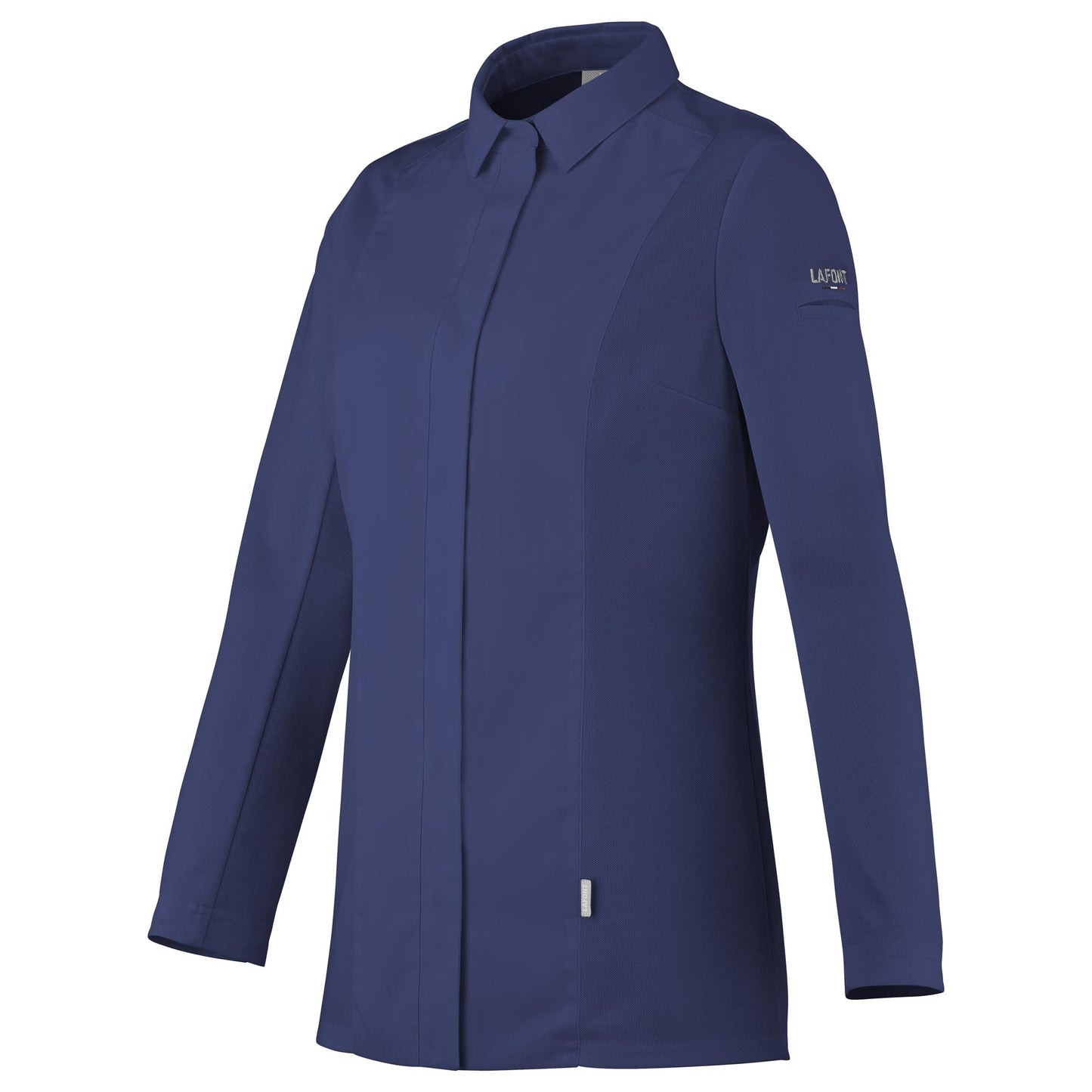 CHIVES2 women's long sleeve chef jacket in navy by Lafont