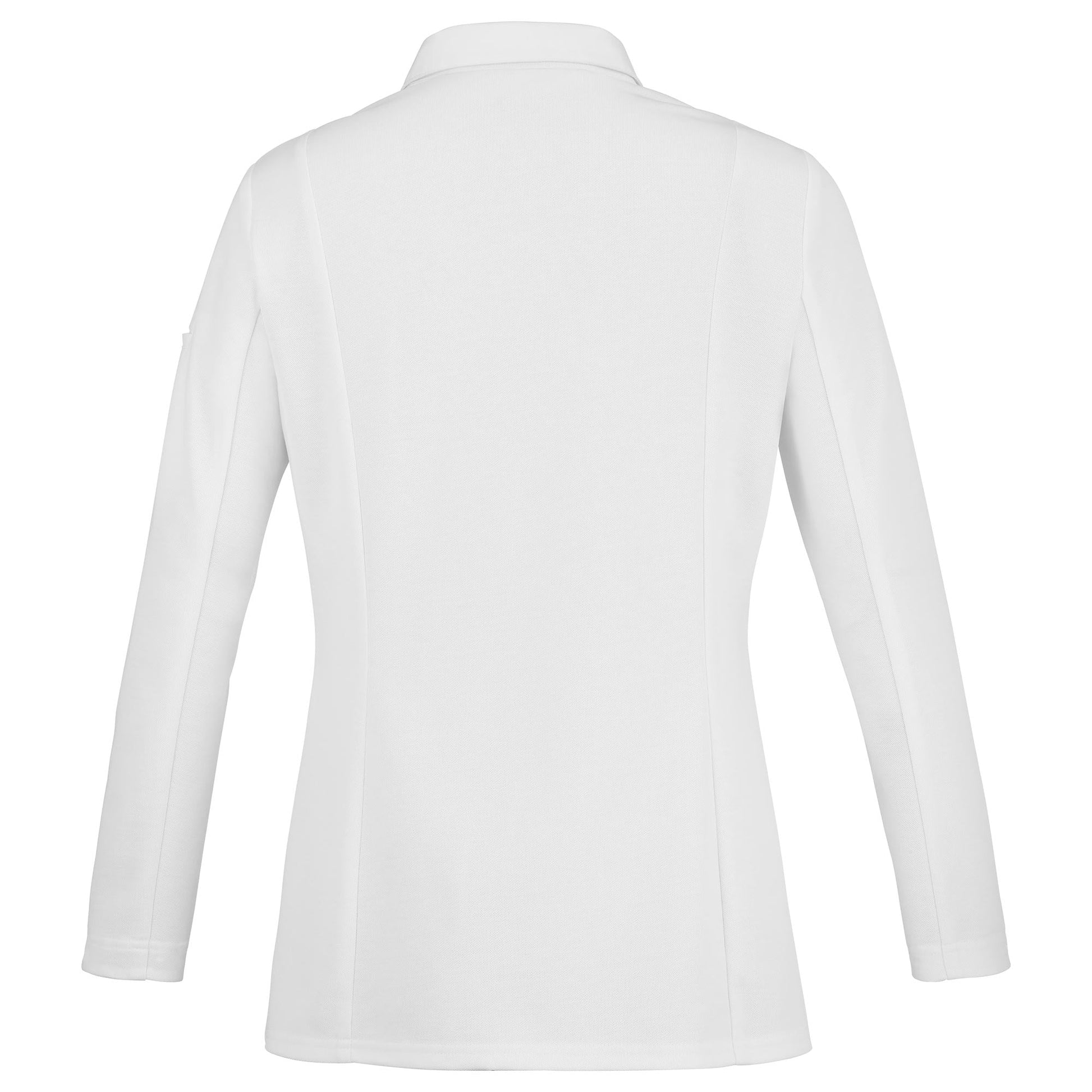 CHIVES2 women's long sleeve chef jacket in white by Lafont