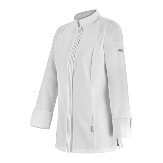 CRISTAL Chaqueta de chef de manga larga para mujeres