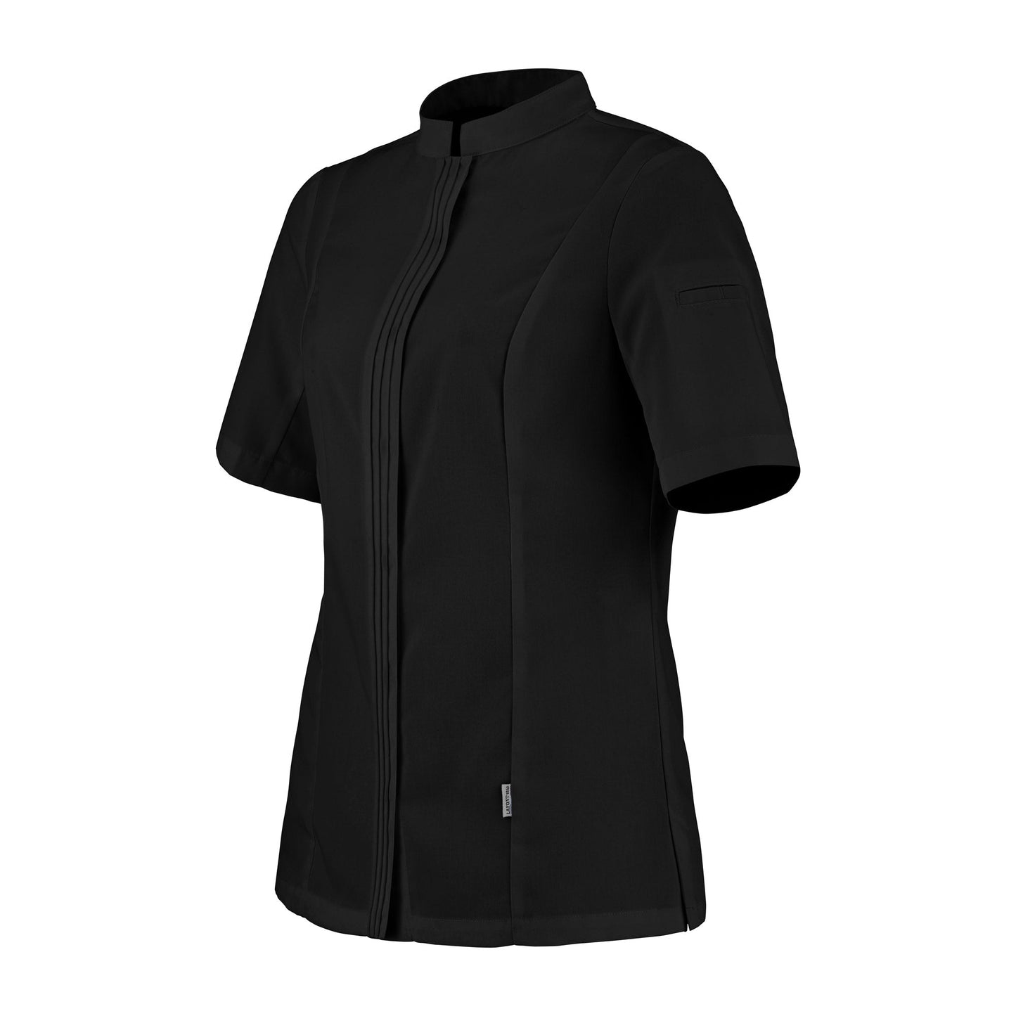 CRISTAL Chaqueta de chef de manga corta para mujeres