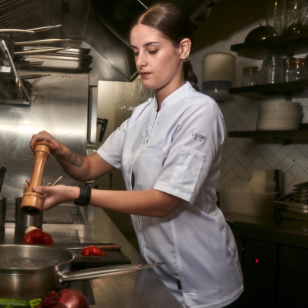 PEPPER2 chaqueta de chef (Mujeres)